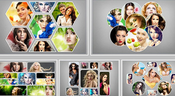 Editable Photo Collage Template