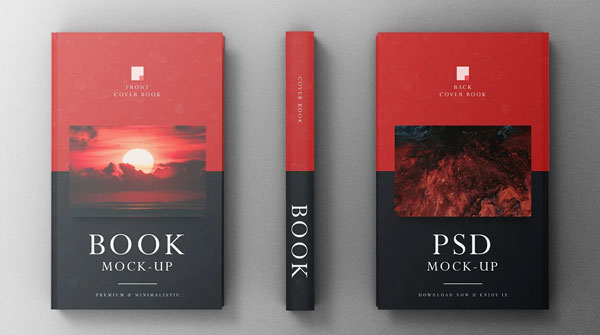 Editable Soft Cover Book Mockup