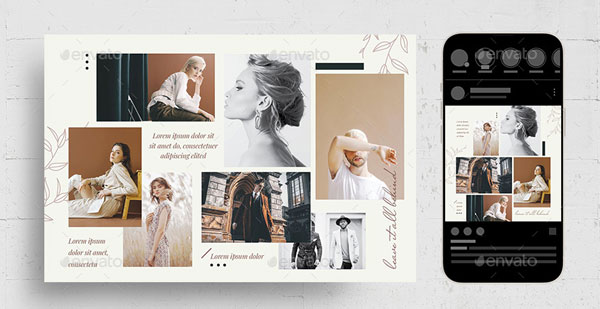 Elegant Photo Collage Card