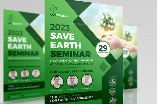 Environment Seminar Flyer Template