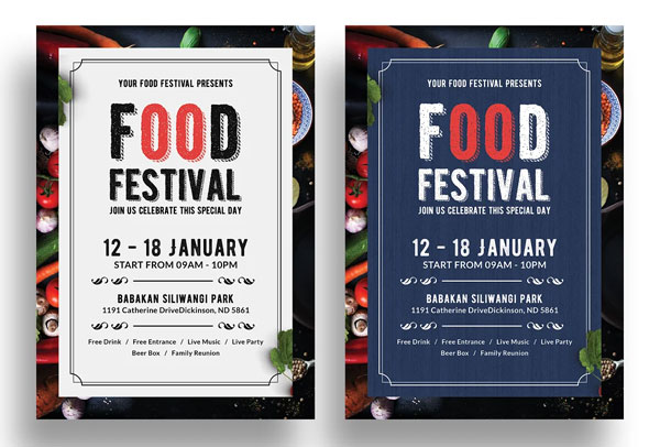 Food Festival Flyer Template