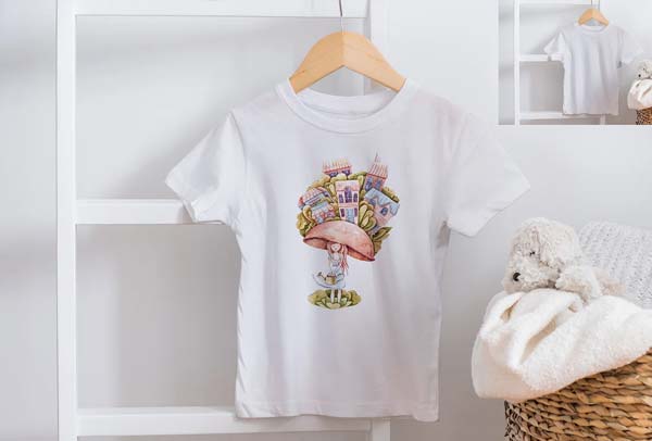 Free Kids T-shirt Mockup Set