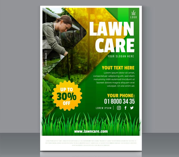 Free Lawn Care Flyer Template