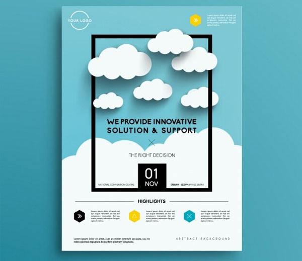 Free Vector Business Brochure Template