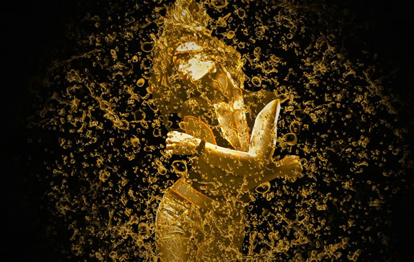 Golden Splash Photoshop Action