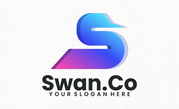 Gradient Swab Logo Design