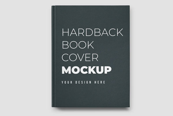 Hardback Book Cover Mockup