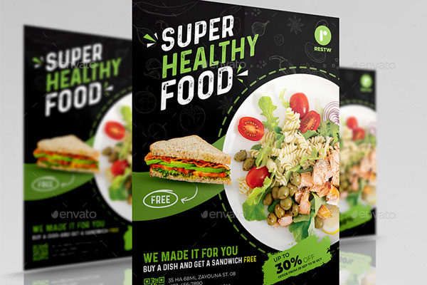 Healthy Food Flyer Templates