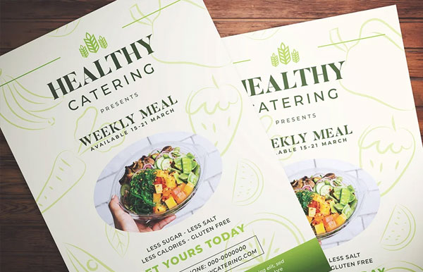 Healthy Food Promotion Flyer Template