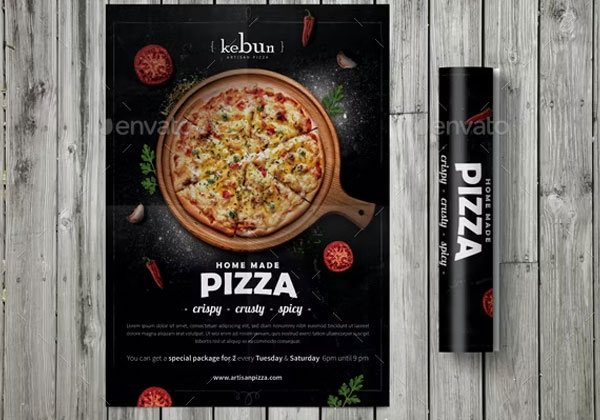 Home Made Pizza Flyer Template