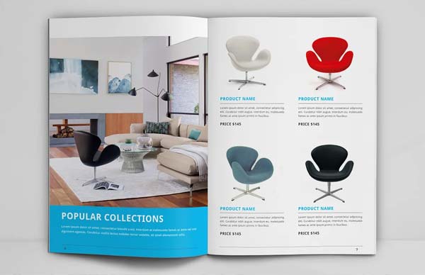 Interior Product Catalog InDesign Template Download