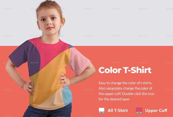 Kids T-Shirt Mockups Bundle