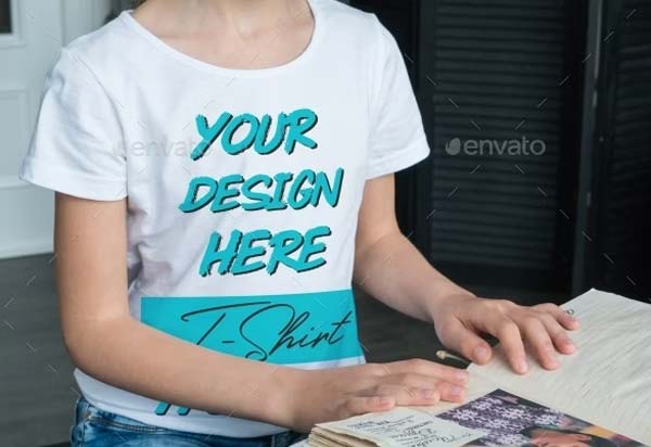 Kids T-Shirt Photoshop Mockup