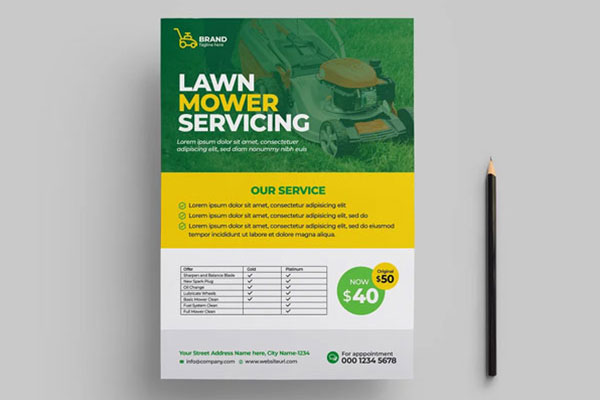 Lawn Service Flyer Template