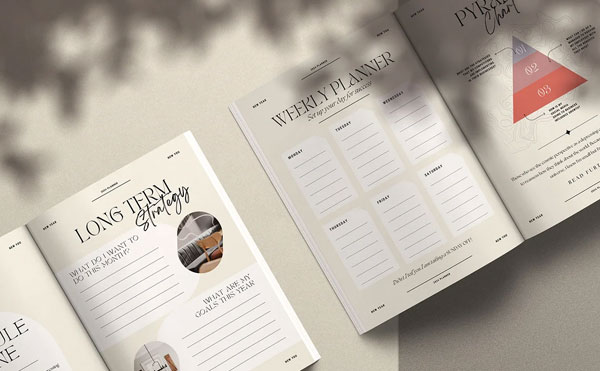 Marketing Plan Brochure Printable Template