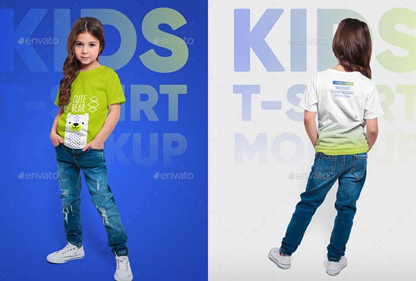 Mixed Kids T-Shirt Mockups