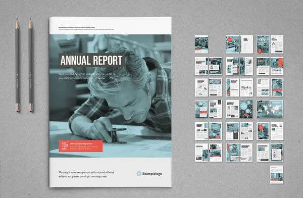 Modern Annual Report Templates Word