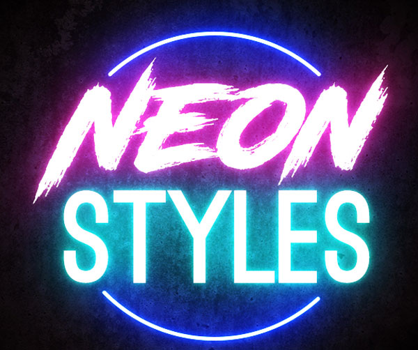 Photoshop Neon Styles