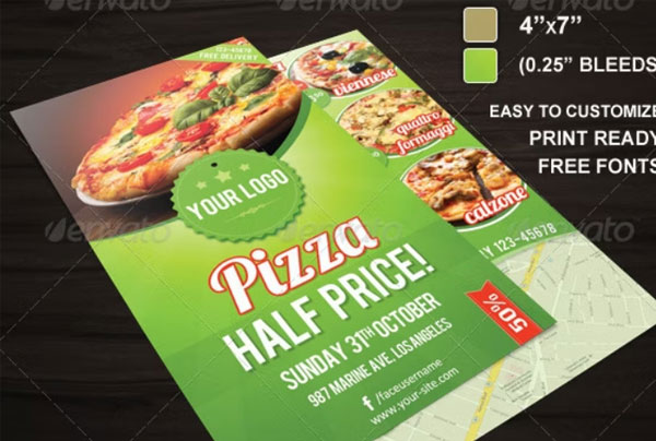Pizza Flyer Printable Template