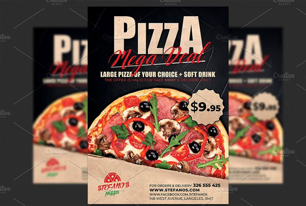 Pizza Mega Deal Flyer Template