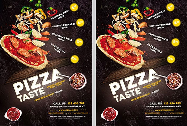 Pizza Taste Flyer Template