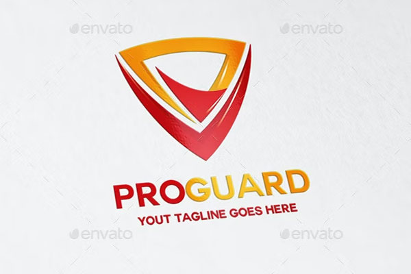 Pro Guard Shield Logo Template