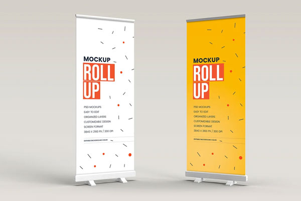 Rollup Banner Photoshop Mockup