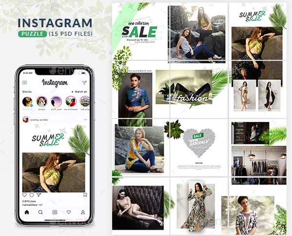 Summer Sale Instagram Template