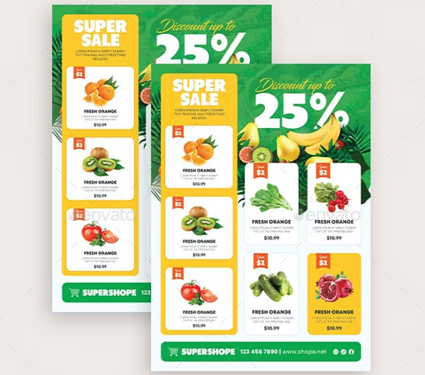 Supermarket Flyer Template