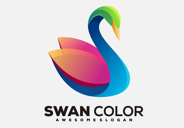 Swan Logo Design Free Download