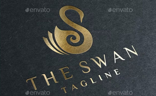 Swan logo Brand Design