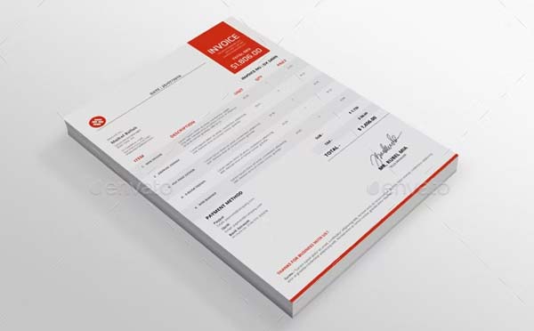 Word Simple Invoice Template