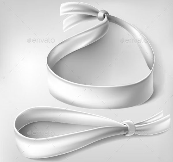 Wristband or Cloth Bracelets Mockup Set
