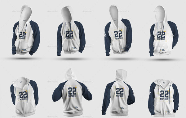 Zip Hoodie Mockups