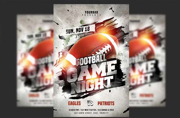 American Football Flyer Template