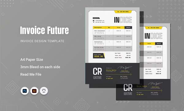 Best Construction Invoice Word Template