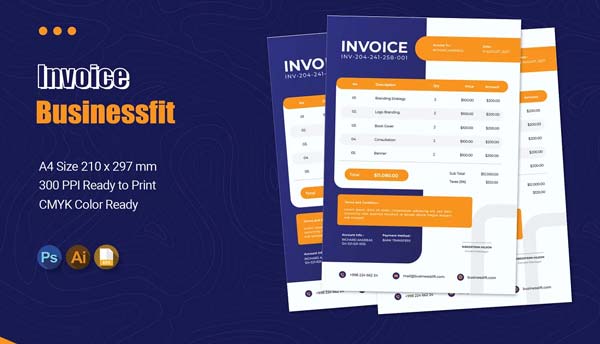 Business Blank Invoice Template