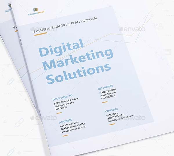 Digital Brochure Template