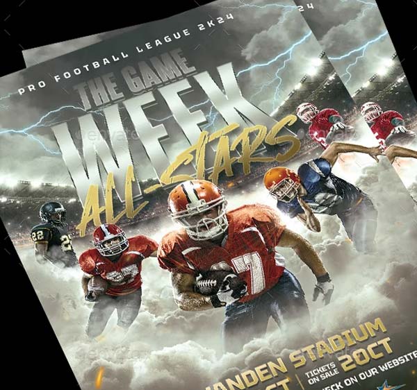 Flyer Template For Football