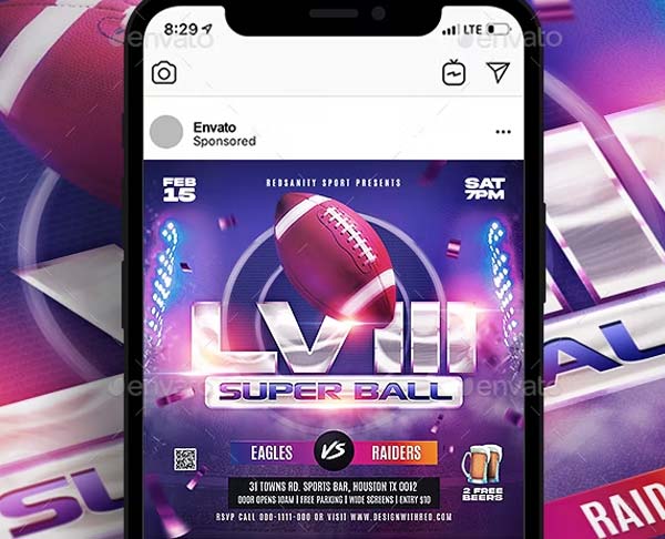 Football Flyer Download Template