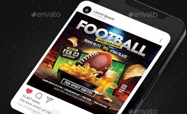 Football Flyer Maker Template