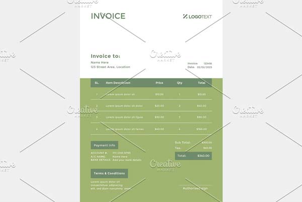 Invoice Template Excel Download