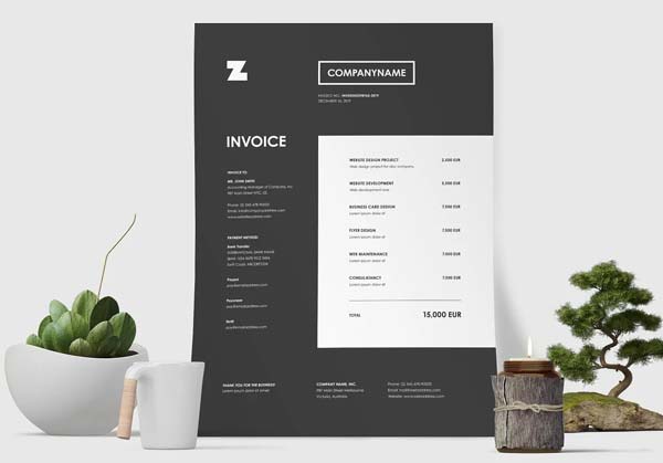 Invoice Template Excel in Travel Business