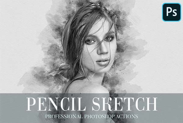 Pencil Sketch Photoshop Action Download
