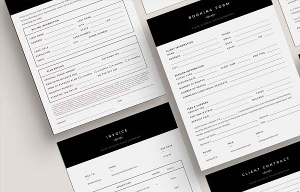 Printable Photography Invoice Template Excel