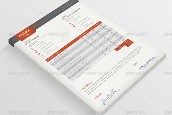 Professional Sales Invoice PDF Download