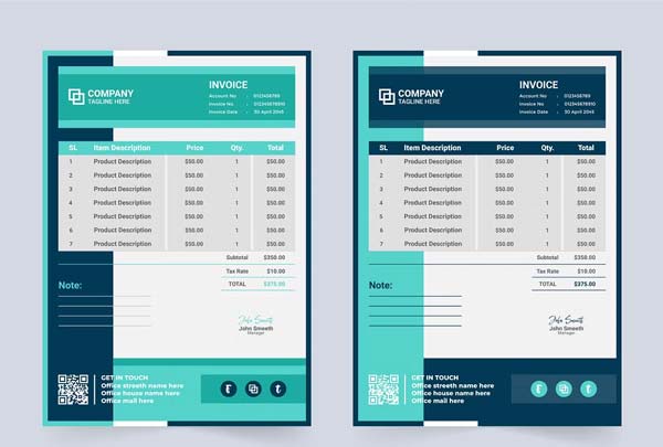 Purchase Invoice Template Word Download