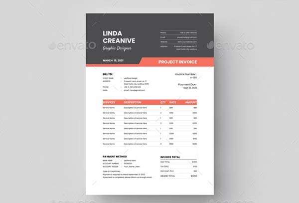 Simple Invoice Template Word