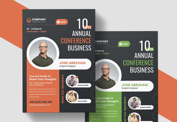 Annual Conference Flyer Design