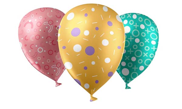Balloon Mockup Free PSD Download